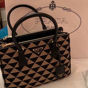 Small Prada Galleria Jacquard